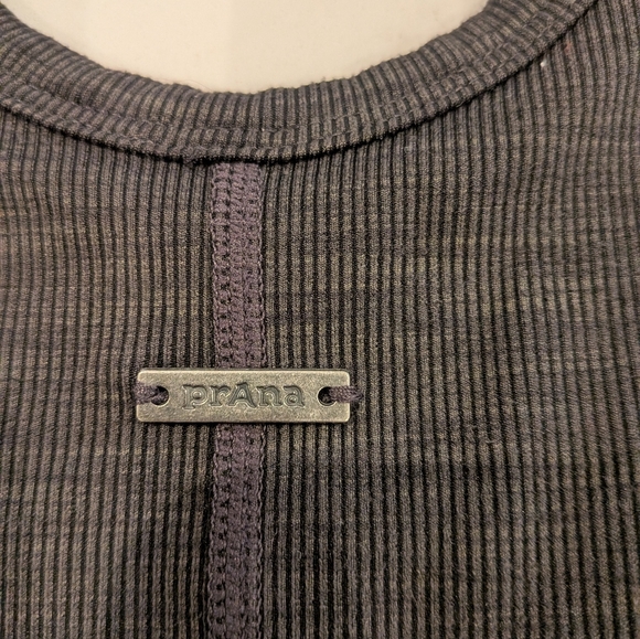 PrAna Gray Racerback Active Tank Top (small) - Picture 3 of 5